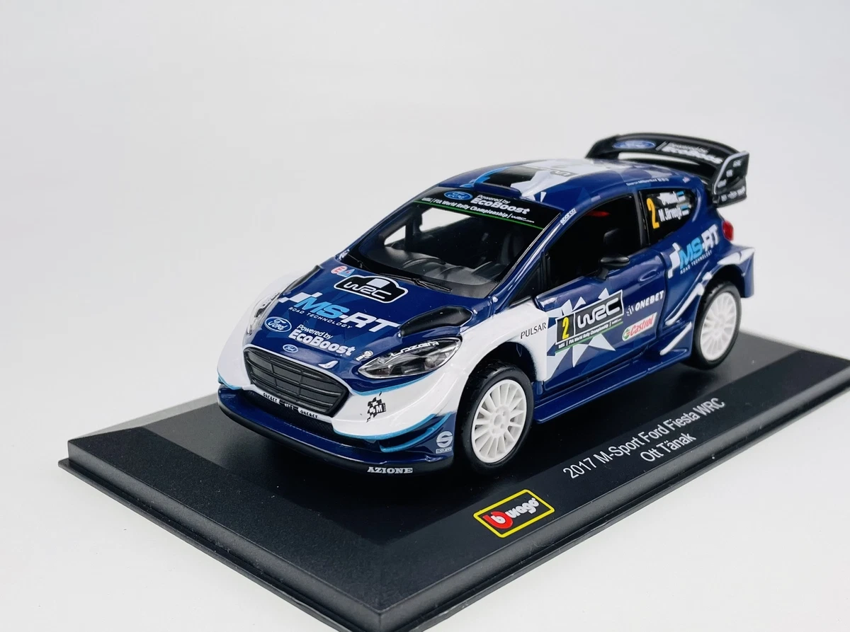 BBURAGO RALLY 2017 M SPORT FORD FIESTA OTT TANAK 1 32 NEW IN BOX DIECAST METAL