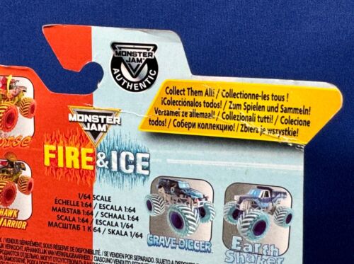 Ice Blue EARTH SHAKER - Monster Jam Truck FIRE & ICE Walmart Ecc EDIZIONE SPECIALE - Foto 8 di 8
