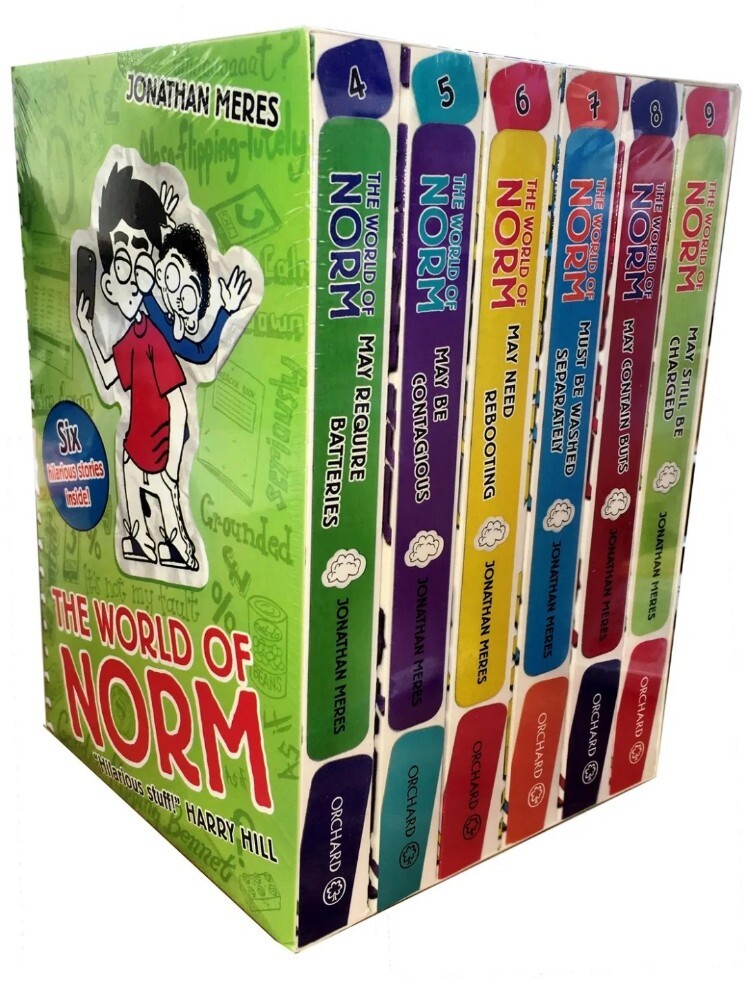 The World of Norm Collection Jonathan Meres 6 Books Set Series 2 & 3 - Books 4-9