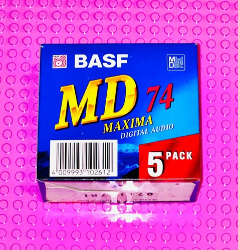 MD BASF MD MAXIMA 74 CONFEZIONE DA 5 MINI DISCHI VUOTI (5) (SIGILLATI) - Foto 1 di 4