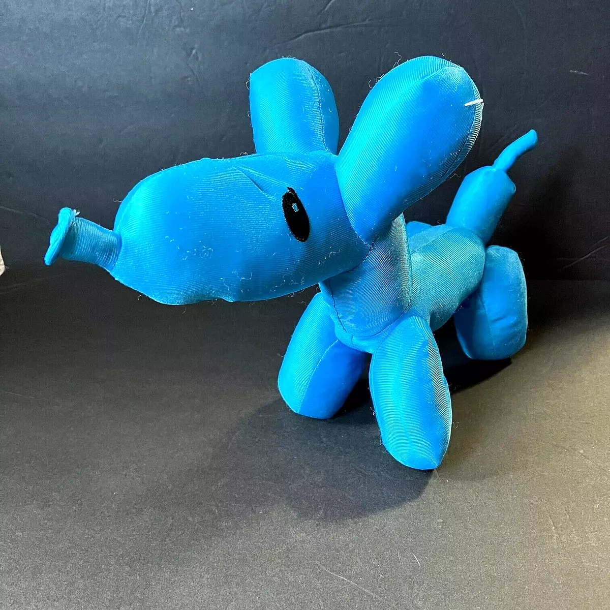 Balloon Dog Plush Stuffed Animal Nanco Bright Blue 15