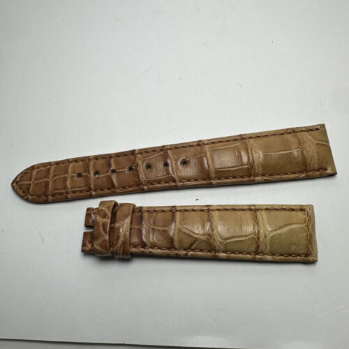 Chronoswiss Marron Cuir Sangle Band Used With Buckle 18mm pour Wristwatch - Photo 1 sur 3