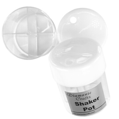Leere Glitzershaker Töpfe - hält 100 Gramm Glitzer 100 ml - Menge wählen