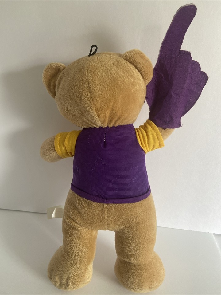 Minnesota Vikings Plush Teddy Bear with Fan Foam Finger! NFL Football eBay