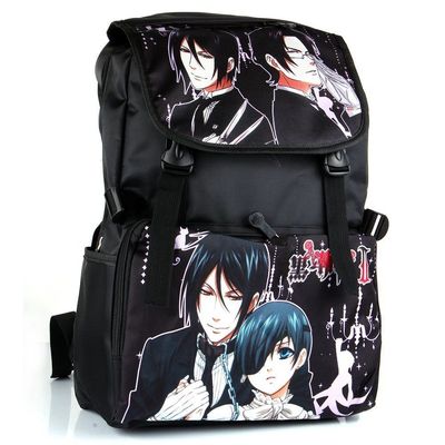 NanZYang School Backpack Black Butler Ciel Phantomhive Unisex Daypacks Laptop Bags Outdoor Travel Large Computer Bag Black NanZYang School Backpack Black Butler Ciel Phantomhive Unisex Daypacks Laptop Bags Outdoor Travel Large Computer Bag Black