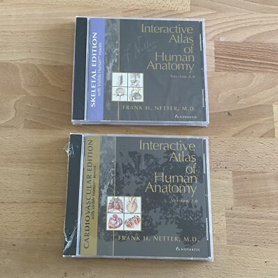Interactive Atlas of Human Anatomy Cardiovascular & Skeletal Edition CD-ROM New