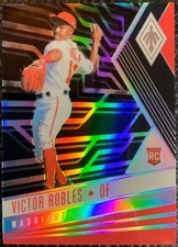 2018 Panini Phoenix Victor Robles RC Silver Prizm  SSP 19/25 Card #24 Nationals
