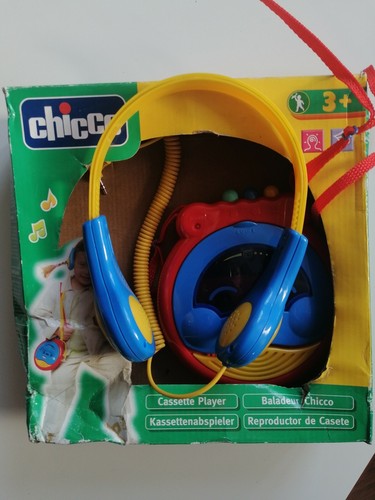 TESTED VTG VINTAGE 2006 Chicco Travel Cassette Player HEADPHONES Collectable