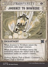 MTG Magic the Gathering Journey to Nowhere (3/87) Breaking News LP