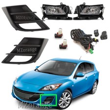 Left Right For Mazda 3 Bl 2009-2010 Front Fog Light Lamps W Wiring Harness Kit Left Right For Mazda 3 Bl 2009-2010 Front Fog Light Lamps W Wiring Harness Kit