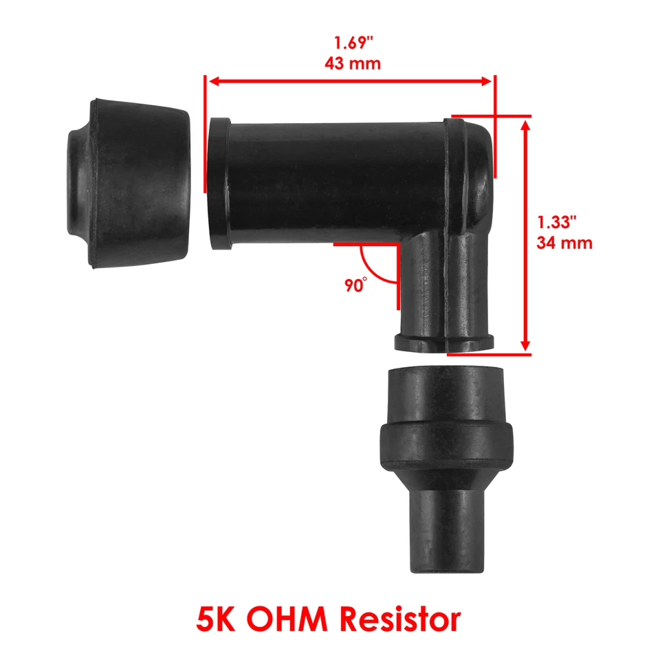 Bobina de encendido con tapa de bujía para Yamaha TT-R125 TTR125 TTR125LE 2000-2019 Foto 2 de 4