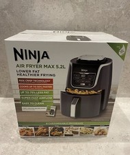 Ninja AF160UK 1750W 5.2L Air Fryer - Black (AF160UK) New - 1 Day UPS Shipping -