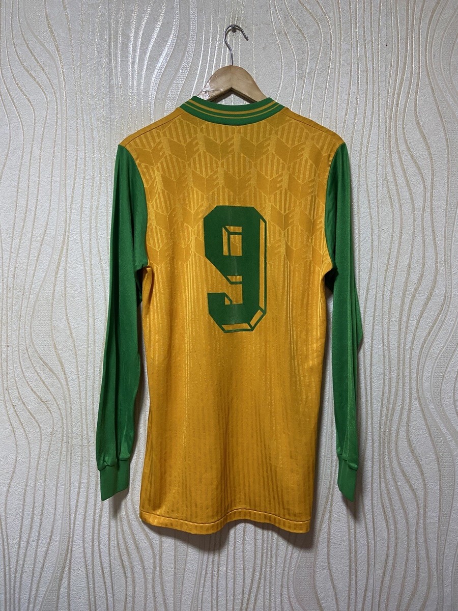 erima 80’s ナンバリング・ユニフォームLアメリカ製　希少ブラジル ERIMA 80s VINTAGE FOOTBALL SHIRT SOCCER JERSEY LONG SLEEVE #9 sz L