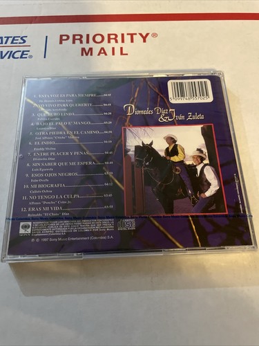 DIOMEDES DIAZ & IVAN ZULETA - Mi Biografia - New Sealed CD - Bild 2 von 2