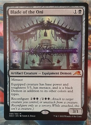 Magic - Blade of the Oni - Mythic/Artefakt - Kamigawa: Neon-Dynasty - EN/Mint
