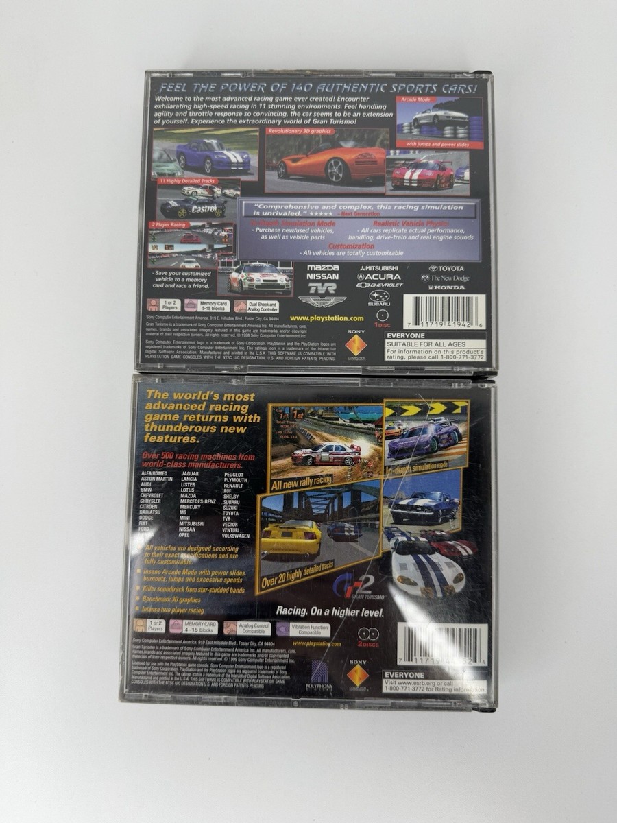 Gran Turismo (Sony PlayStation 1, 1998-1999) Complete— Black Label