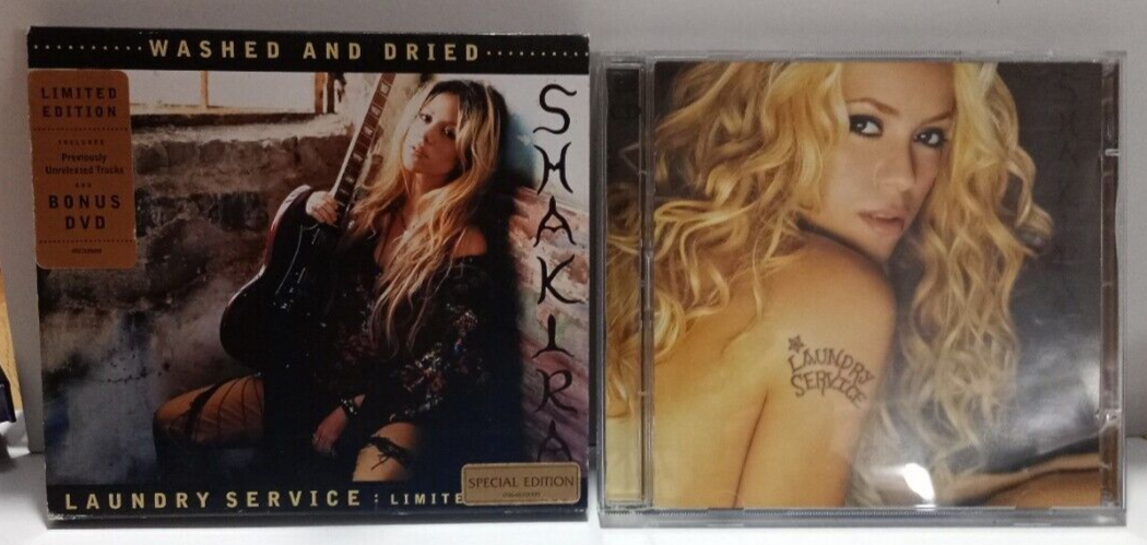 SHAKIRA LAUNDREY SERVICE LIMITED EDITION WITH DVD &  CD - FREEPOST