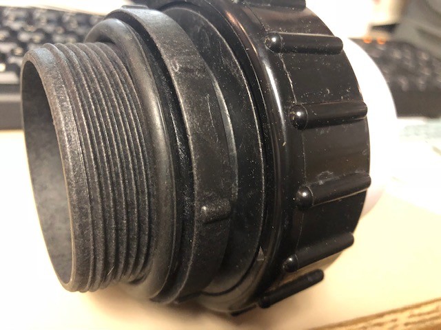 Giunto In PVC Schedule 80, 2 Pollici, Femmina Socket X Maschio NPT, Con O-Ring, Marchio Ritchie
