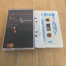 Ray Charles Genius  Soul  Jazz Cassette Tape