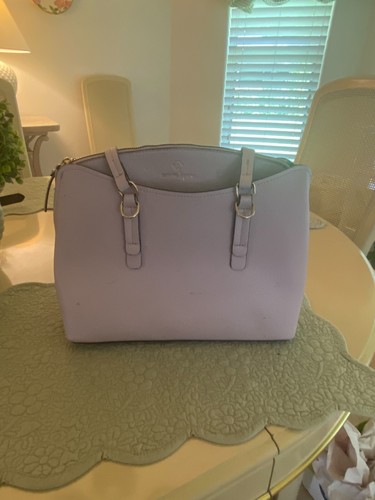 Nanette Lepore Lavendel Schultertasche Reißverschluss Tasche Handtasche mit Blumen Taschen - Bild 1 von 19