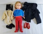 Y-624 VINTAGE NON WORKING 1960'S MATTEL CHATTY CATHY DOLL AND ACCESSORIES!