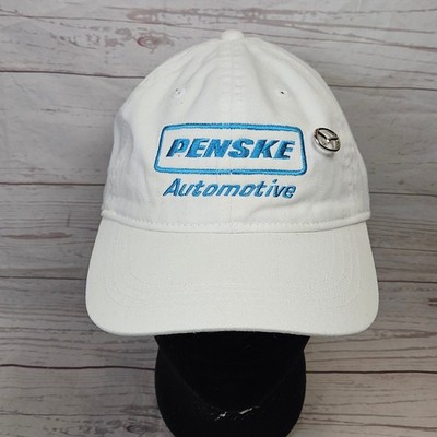 Penske Automotive Del Mar Fairgrounds SDCCU Hat Cap White Adjustable Mazda Pin