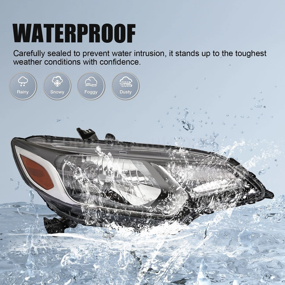 Par de faros halógenos para Honda Fit 2015-2016 lado derecho y derecho Foto 2 de 4