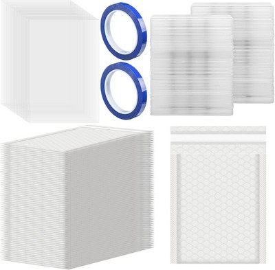440 Pcs Trading Card Shipping Protector Set Include 120 Corrugated Plastic Cardb