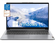 Lenovo IdeaPad 1i 15.6” Business Laptop – Intel Celeron N4500, Up to 20GB RAM, 1