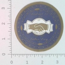 Vintage UMWA District 23 Madisonville Kentucky Coal Mining Sticker Decal