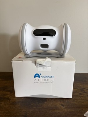 Varram Pet Fitness Robot Treat Tossing Schedule Automatic Drives for Dogs & Cats