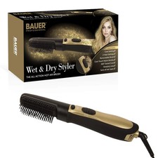 Hot Air Brush Styler Wet & Dry – Bauer Professional 2 Heat Settings 360° Cord