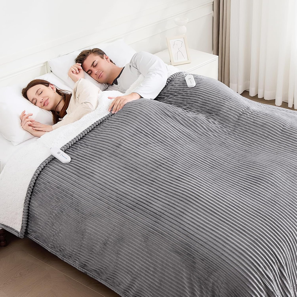 Switch Controller R Lconnect Heated Blanket Queen Size Dual Control Electric Blanket, 84