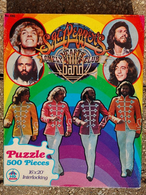 Rare 1978 Bee Gees Sgt Pepper's Lonely Hearts Club Band HG Toys Puzzle Complete!
