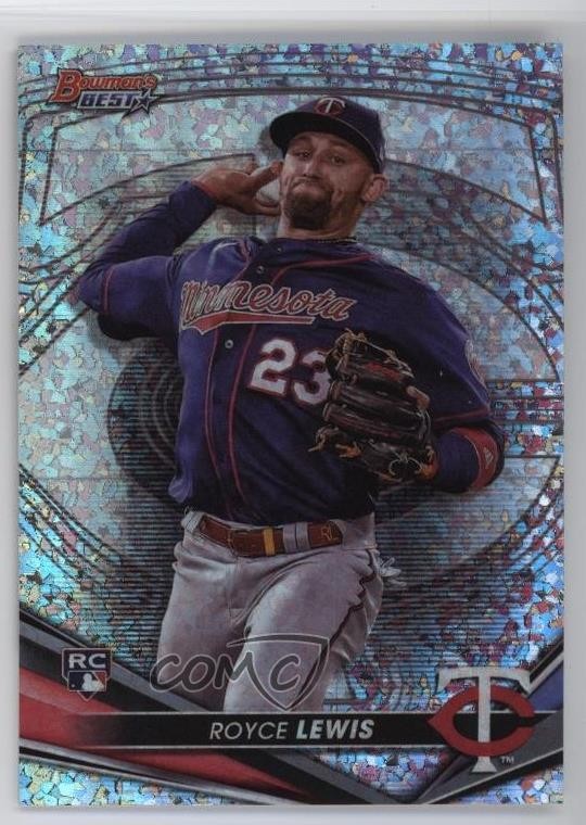2022 Bowman's Best Mini-Diamond Refractor 186/299 Royce Lewis #65 vs3