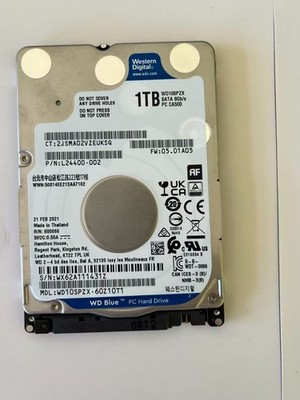 WD10SPZX  1TB  SATA 6Gbps 2.5'' HDD   Western Digital Blue OEM PACKAGE