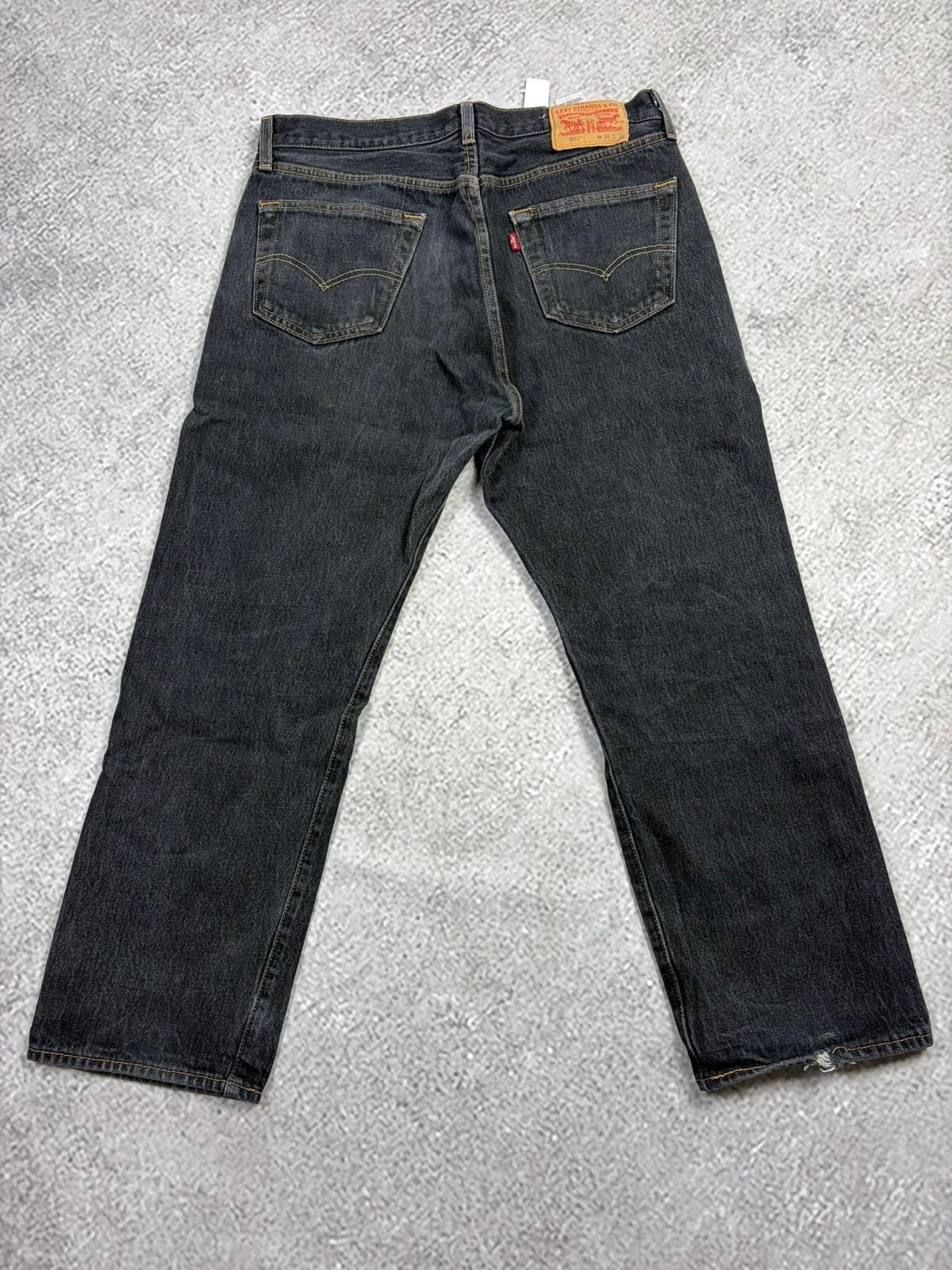 Levi’s 501 90’s/2000 Rare Flared Vintage Faded Streetwear Y2K Style (J-989) image 2
