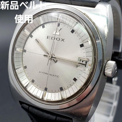 EDOX HYDROMATIC Automatic Date Men's 35.9mm Wristwatch Vintage
