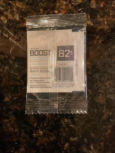 INTEGRA BOOST 62% HUMIDITY PACK 8gram pks Moisture Control 12 Pack