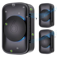 Plug In Air Ionizers - Negative Ion Air Purifier - Black (3 Pack）