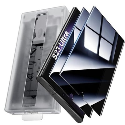  for Samsung Galaxy S23 Ultra/S22 Ultra Screen Protector Privacy [Auto 