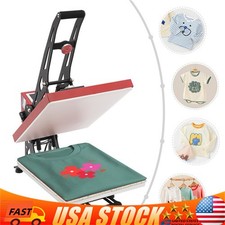 16"x 20" Slide Out Auto Open Heat Press Machine T-Shirt Clamshell Slide Out Base