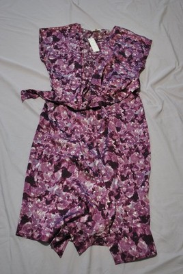 NWT Joie De Vivre Plum Wrap-Around Dress Size 1X