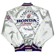 Giacca da corsa Honda vintage • Cart Championship Series • anni 90 Y2K grande MACCHIATA