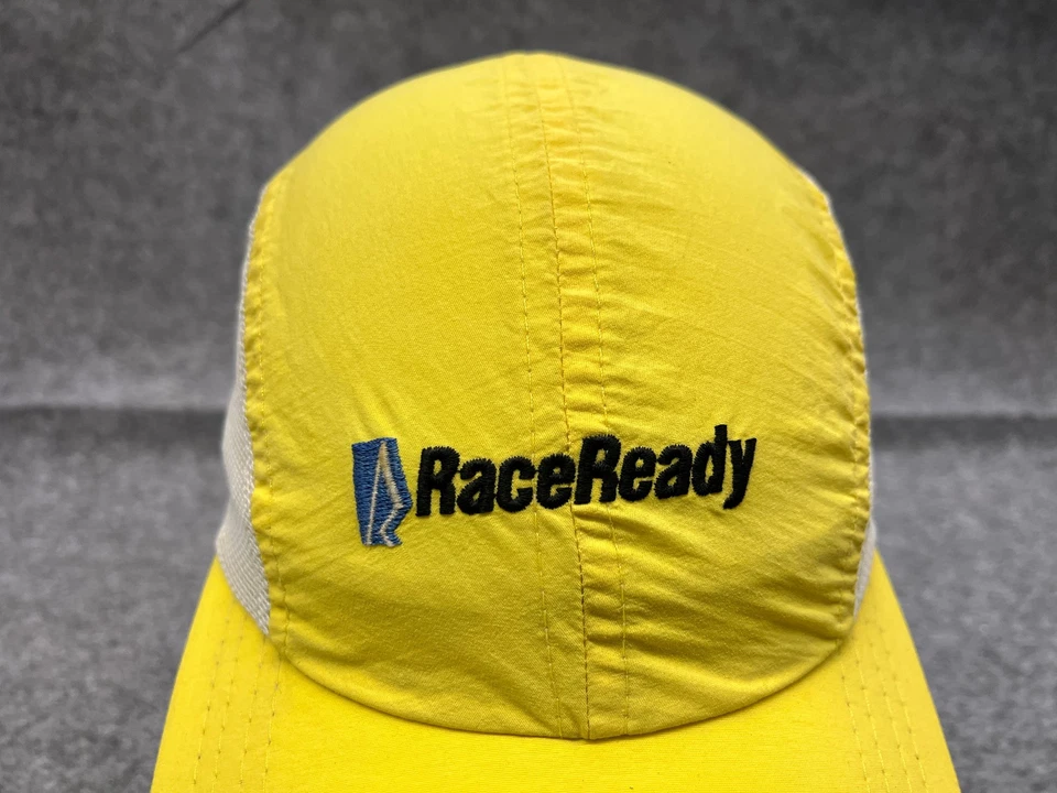 Gorra Raceady Gorra Correa Trasera Adulto Talla Única Amarillo 5 Paneles Poliéster Hecho en EE. UU. Foto 2 de 4