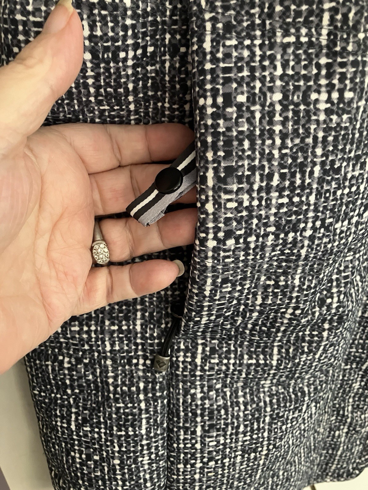 Jacket OBERMEYER SKI THERMORE Graphite Print Zipp… - image 11