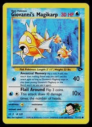 Giovanni's Magikarp 73/132 Gym Challenge