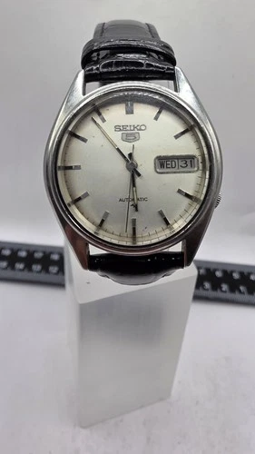 Refurb Seiko 7009 3130 Original Prts Vintage Quick Day Date Works  Automatic