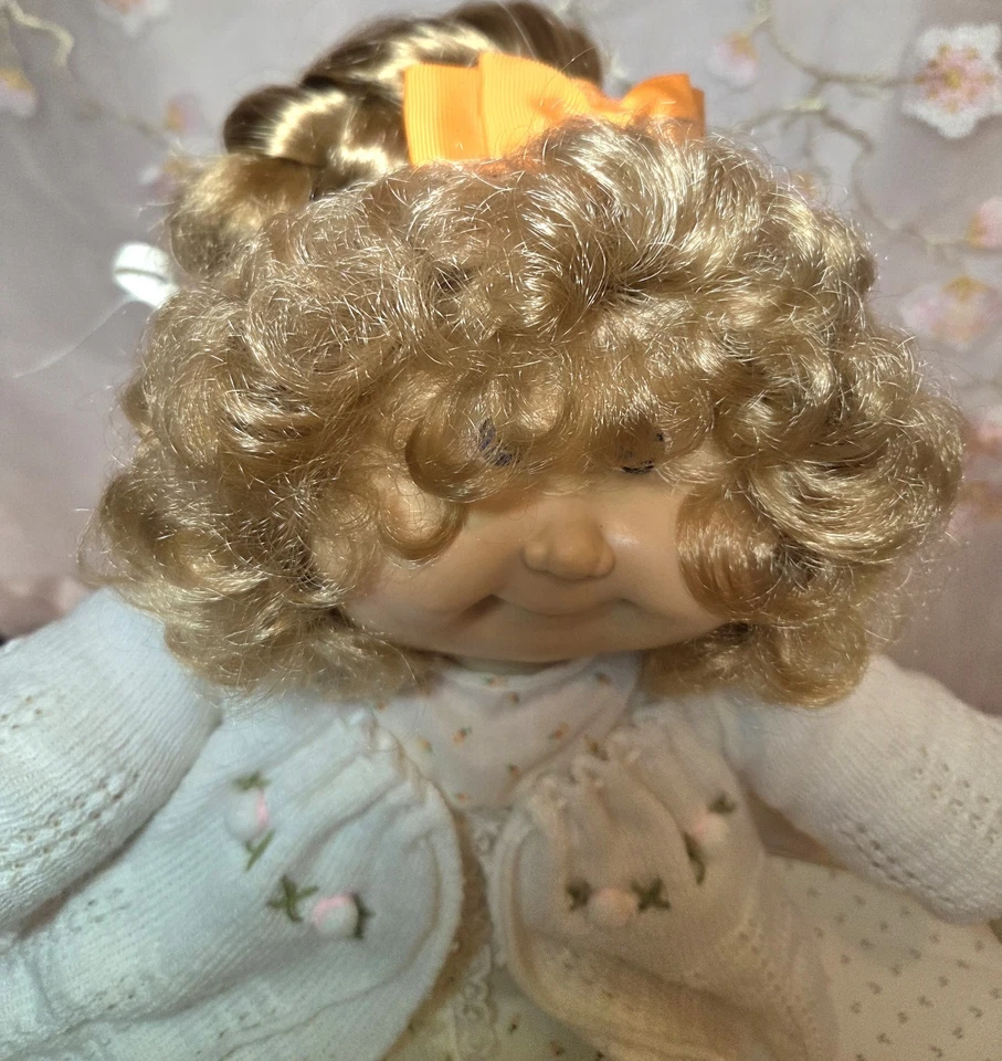 Cabbage Patch Kids Cornsilk Hair Hm 15 1986 VINTAGE Knitted Sweater Outfit - Image 4 of 4