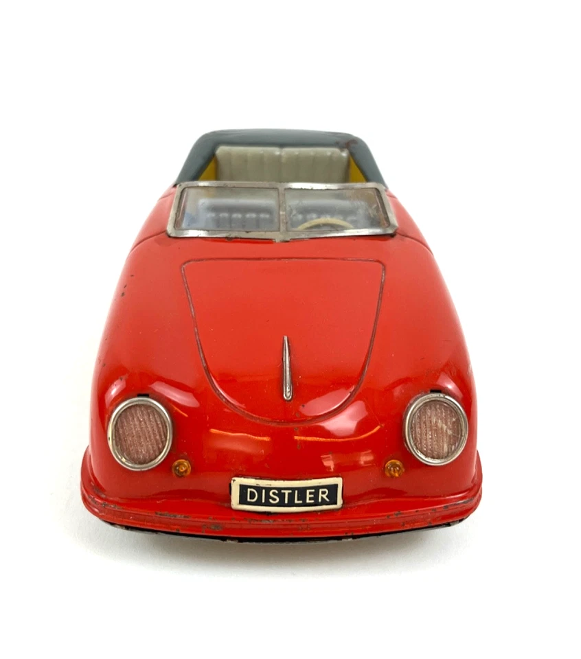 Spielzeug Auto Porsche 356 Distler Electro Matic 7500 mit Zündschlüssel - Bild 3 von 4